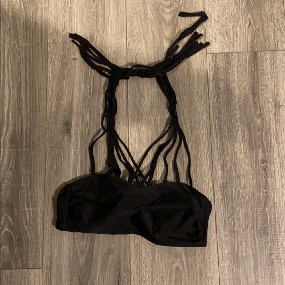 Black bikini top